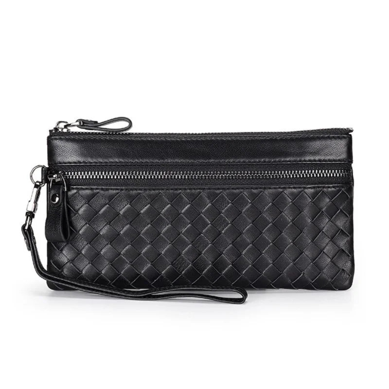 RFID Wallet Women Mobile Phone Long Wallet Cow Leather Female Purse