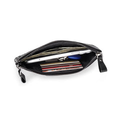 RFID Wallet Women Mobile Phone Long Wallet Cow Leather Female Purse