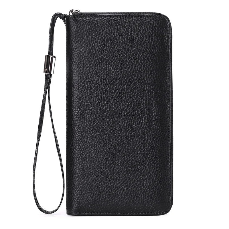 RFID Anti Theft Leather Lady's Wallet with Large Capacity