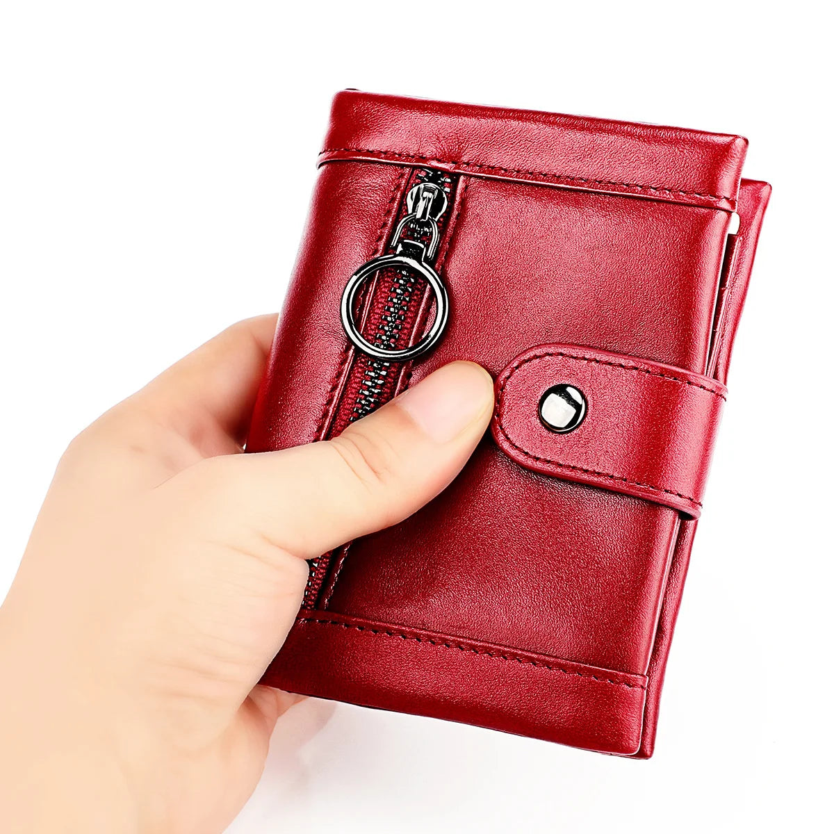 Men's RFID Leather Wallet - Anti-Theft Protection