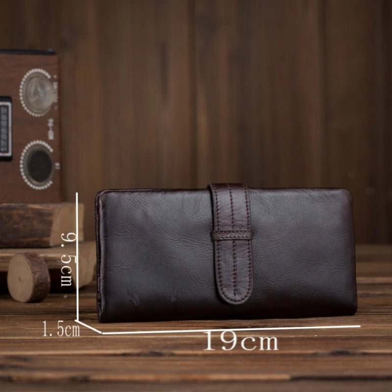 RFID Protection Leather Men's Wallet
