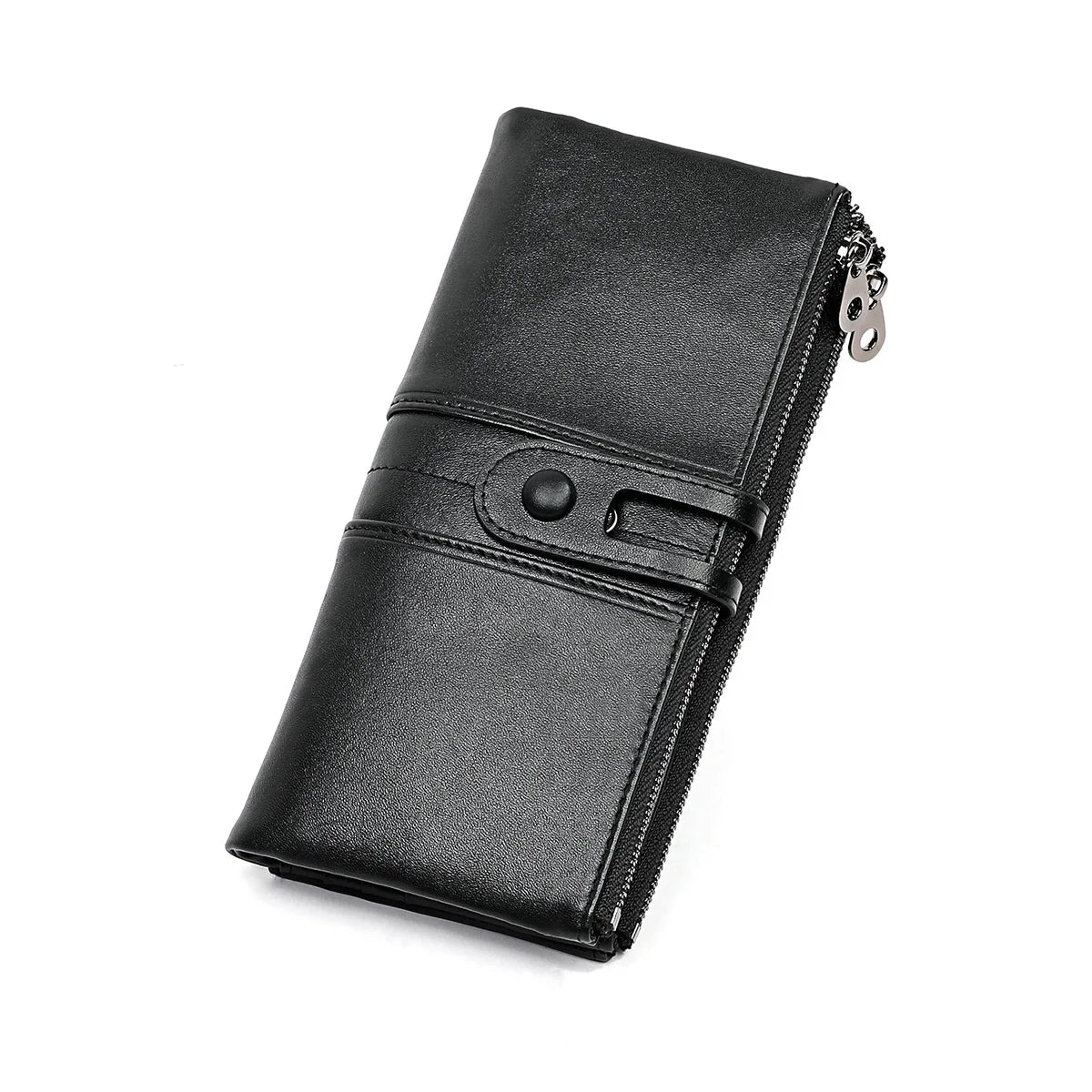RFID Women's Leather Wallet Long Zero Wallet