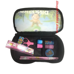 Canvas Zipper Pencil Case Large Pen Box for School Supplies