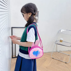 Rabbit Ears Kids Sequin Crossbody Bag Girls Princess Shoulder Bag