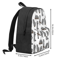 Raccoons Backpacks Men's and Women's Anime Backpack