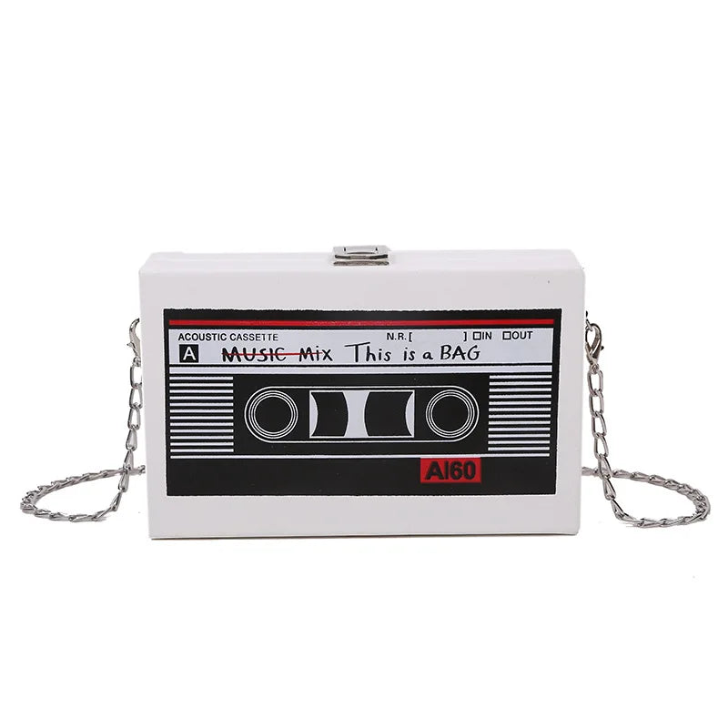 Square Box Small Chain Leather Shoulder Bag Girl Crossbody Bags for Women