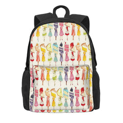Rainbow Cake Head Pin-Ups Backpacks - Men's & Women's Options