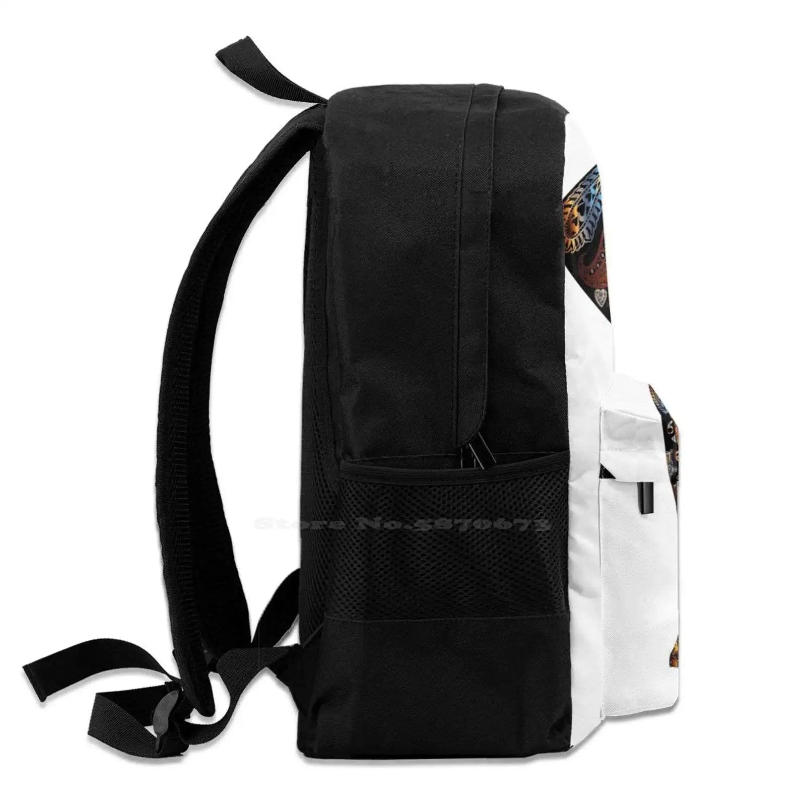 Rainbow Elephant Indian Multicolor Backpack Laptop Travel Bags