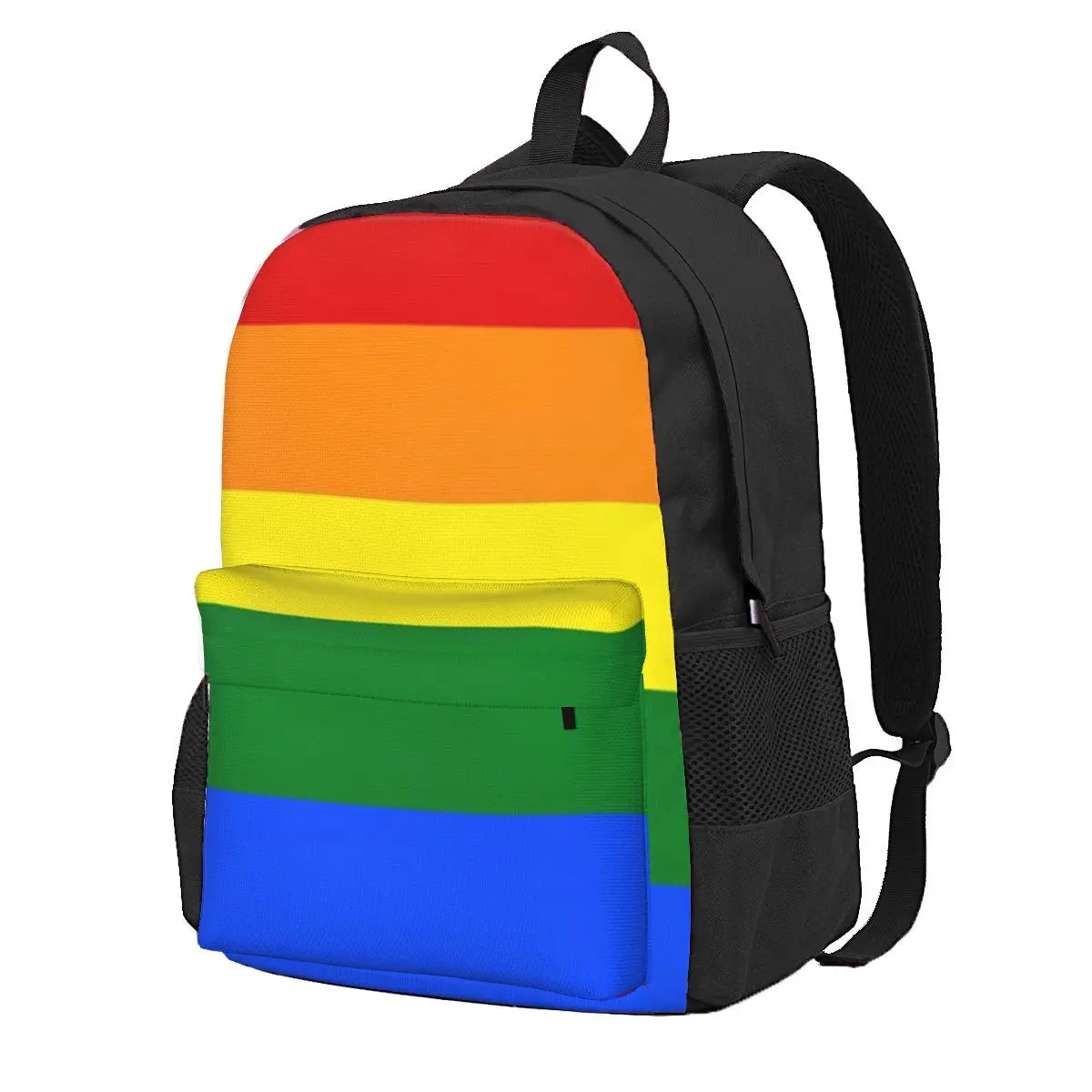 Rainbow Flag Backpack Men's Women's Zipper Bag Feminina