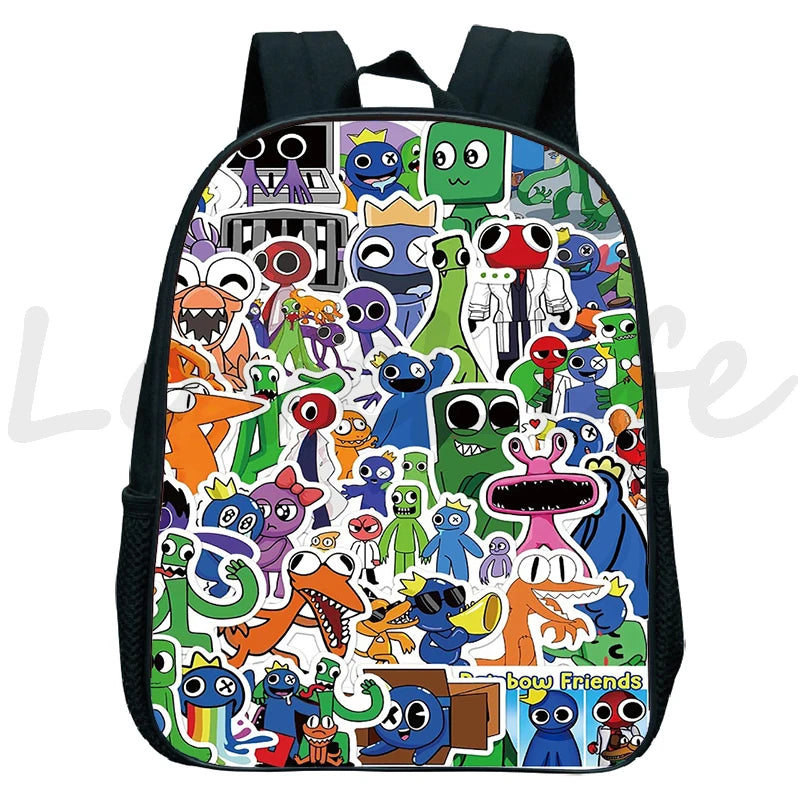 Rainbow Backpack Kids Kindergarten Bag Boys Girls Cartoon School Bags Children R