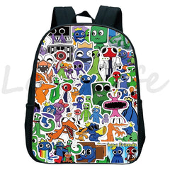 Rainbow Backpack Kids Kindergarten Bag Boys Girls Cartoon School Bags Children R