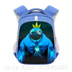 Rainbow Students Schoolbag Primary Middle School Boys Girls Backpack