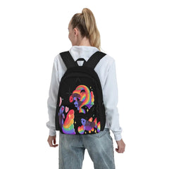 Rainbow Guppy 5 Backpacks Men's Backpacks Bags For Women Plain Bags For Girls