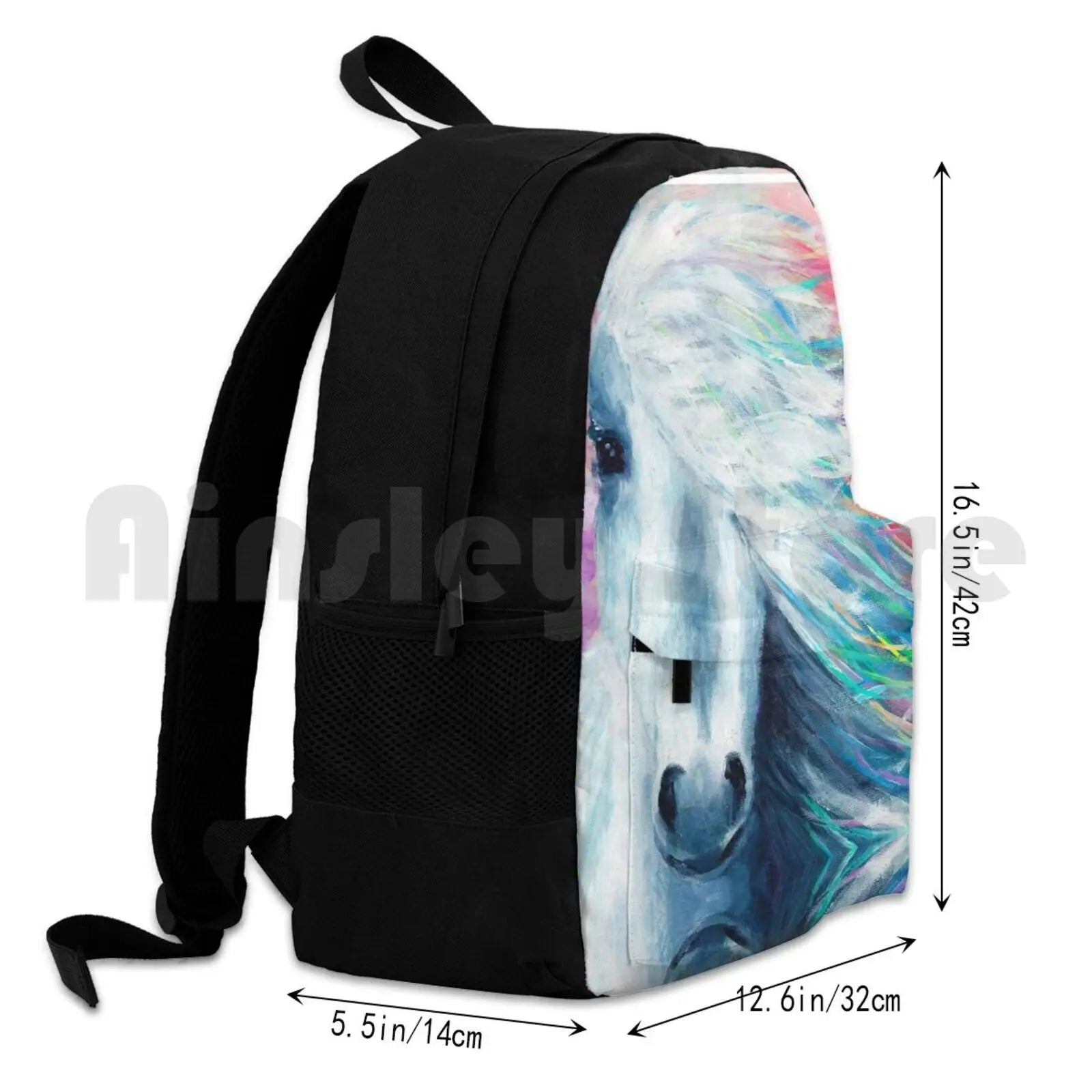 Rainbow Horse Outdoor Hiking Backpack Waterproof Camping Travel