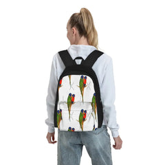 Rainbow Lorikeet Bird Australian Backpacks Men's Women's School Girls