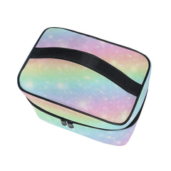 Pastel Clouds Makeup Bag Large Capacity Toiletry Case