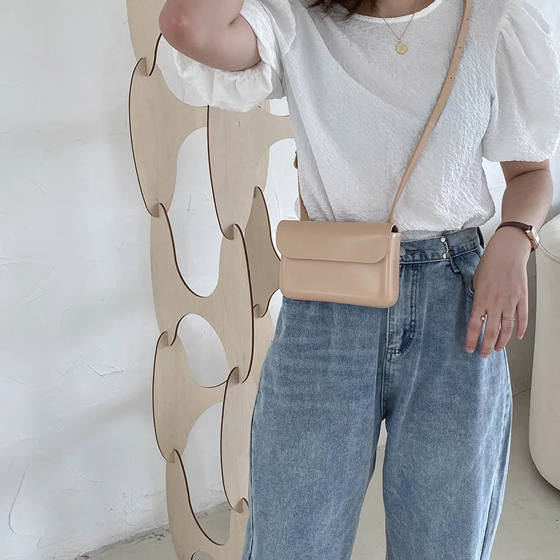 Women's Mini Shoulder Bags High Quality PU Leather Messenger Bags