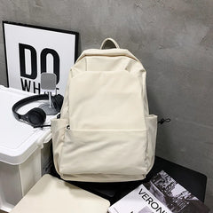 Women's Nylon Backpack Brief Shoulder Bags Waterproof Backpack B047