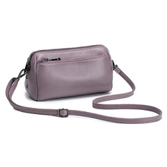 Red Leather Shoulder Bag High Cow Leather Small Messenger Crossbody Bag