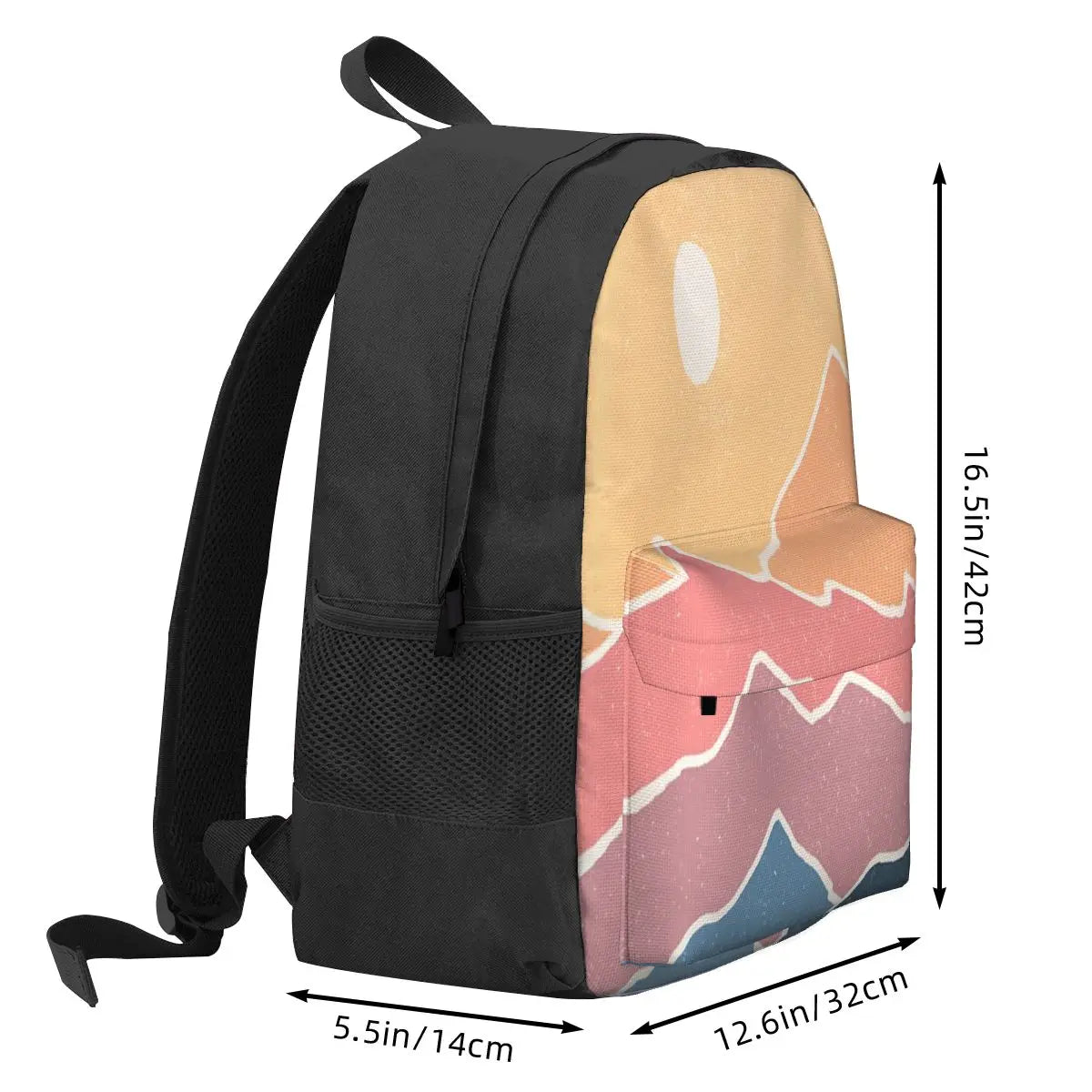 School Backpack Men Women Zipper Close