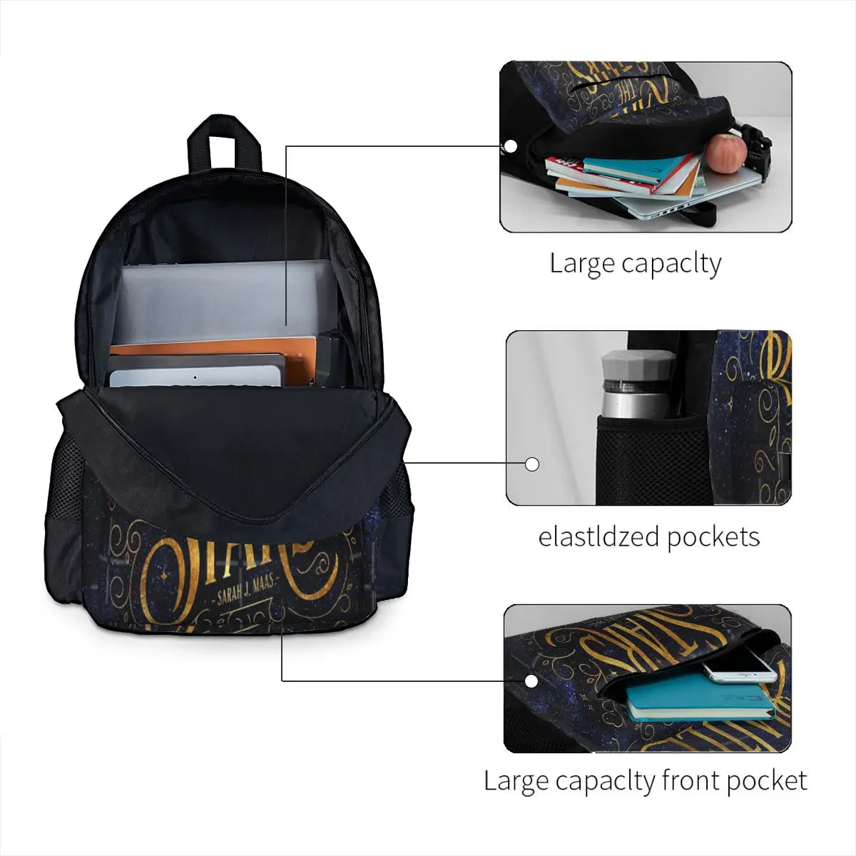Night 2 Men's & Women's Backpacks - Plain Design