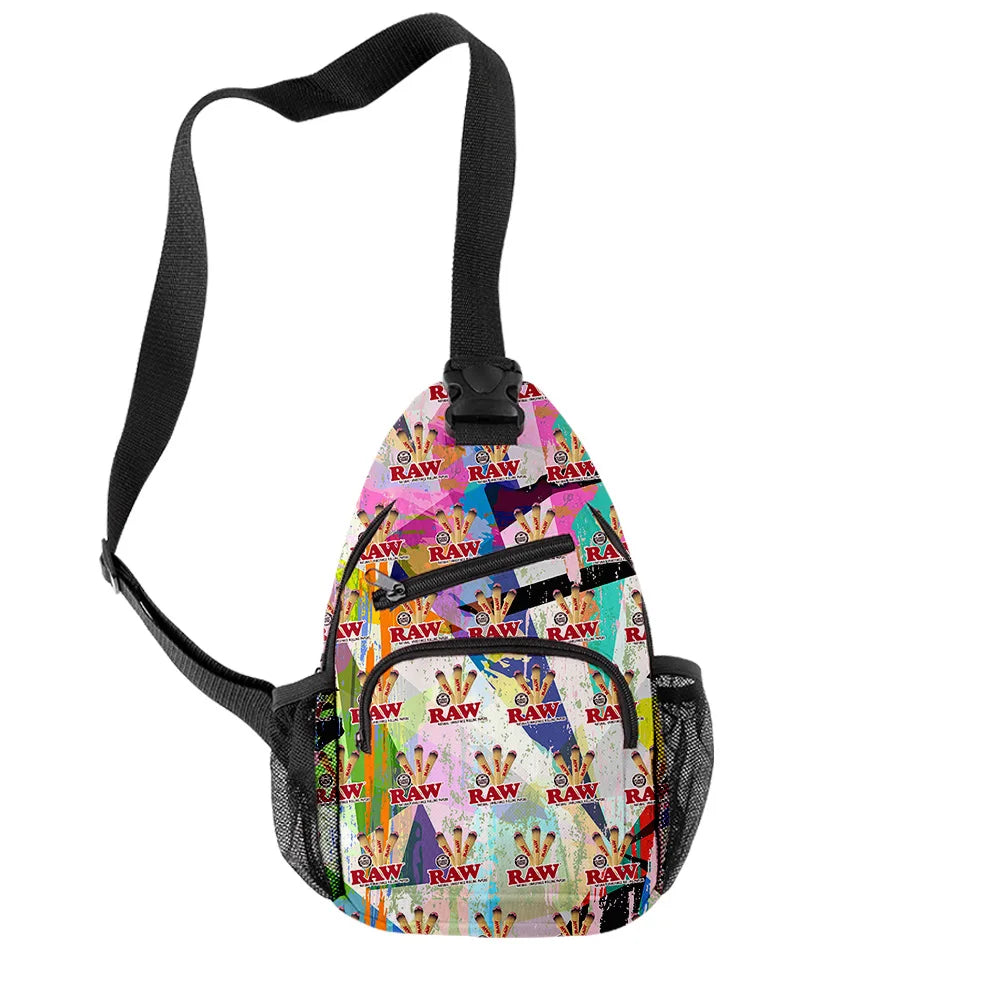 Raw Cigar Cigarette Tobacco 3D Print Boys/Girls Chest Bags