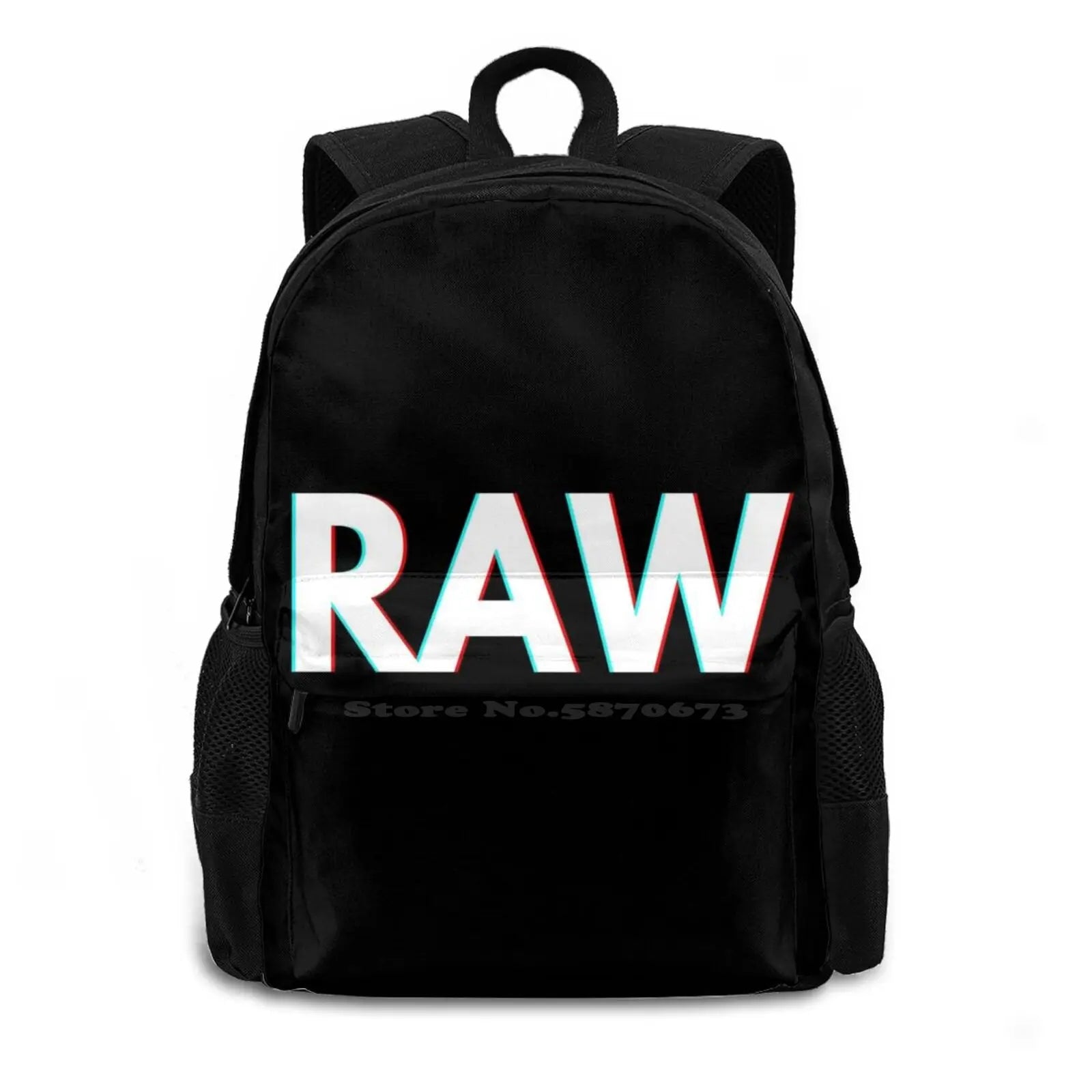 Raw Retro Backpack Laptop 15 Inch Fun Design Big Capacity