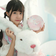 Japan Unicorn Cute Handbag Round Messenger Bag Mini Lolita Girl Shoulder Purse B