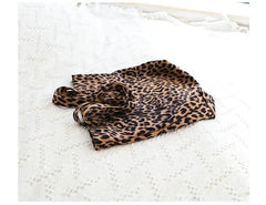 Leopard Print Tote Handbag Big Capacity Shoulder Bag Eco Shopping Gift Bag