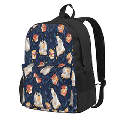 Night Reading Backpacks Men's Women's Travel Bag
