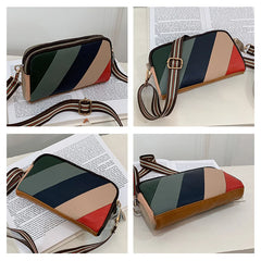 Real Cowhide Leather Women's Shoulder Bag Mini Hangbag Purse