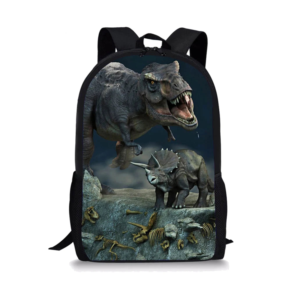 Dinosaur Style Schoolbag Student Backpack Waterproof Bag