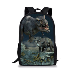 Dinosaur Style Schoolbag Student Backpack Waterproof Bag