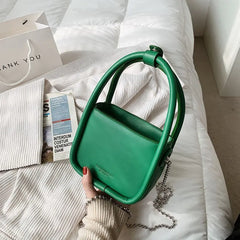 Genuine Leather Women's Saddle Bag Spring Shoulder Messenger Cowhide Armpit Bag
