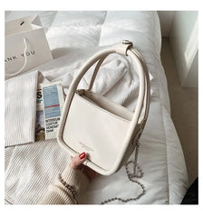 Genuine Leather Women's Saddle Bag Spring Shoulder Messenger Cowhide Armpit Bag