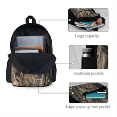 Real Tree Camouflage Backpacks Men's Women's Rucksack Bags