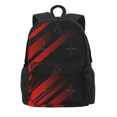Red And Stripes Minimal Backpacks Men's Backpacks Bags For Women