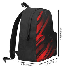Red And Stripes Minimal Backpacks Men's Backpacks Bags For Women