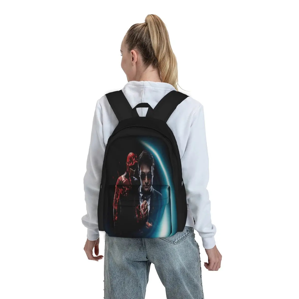 Red Devils Backpacks Men's Backpacks Bags For Women Rucksack Anime Backpack