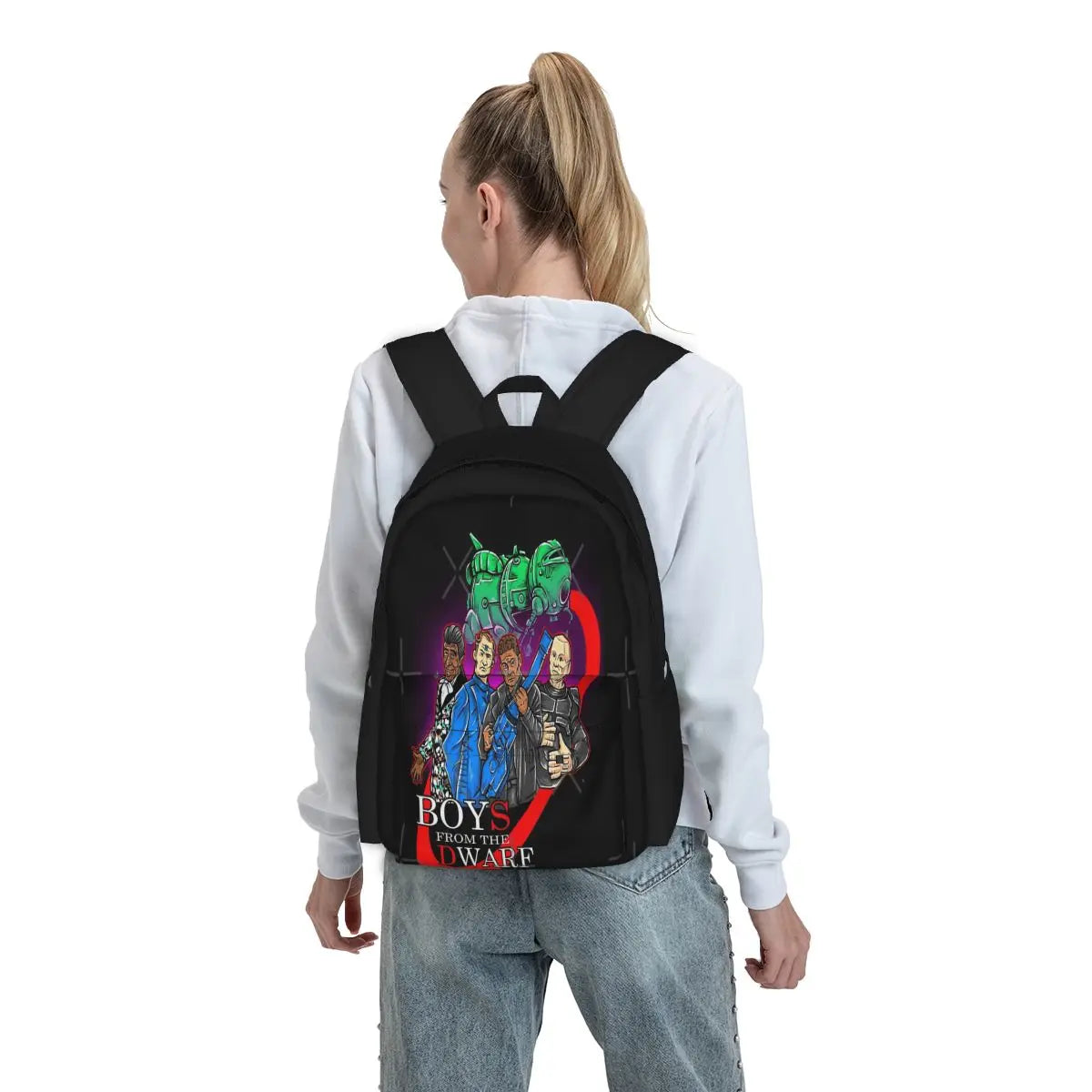 Red Dwarf Boys From The Dwarf Starbug Backpacks Men's Backpack