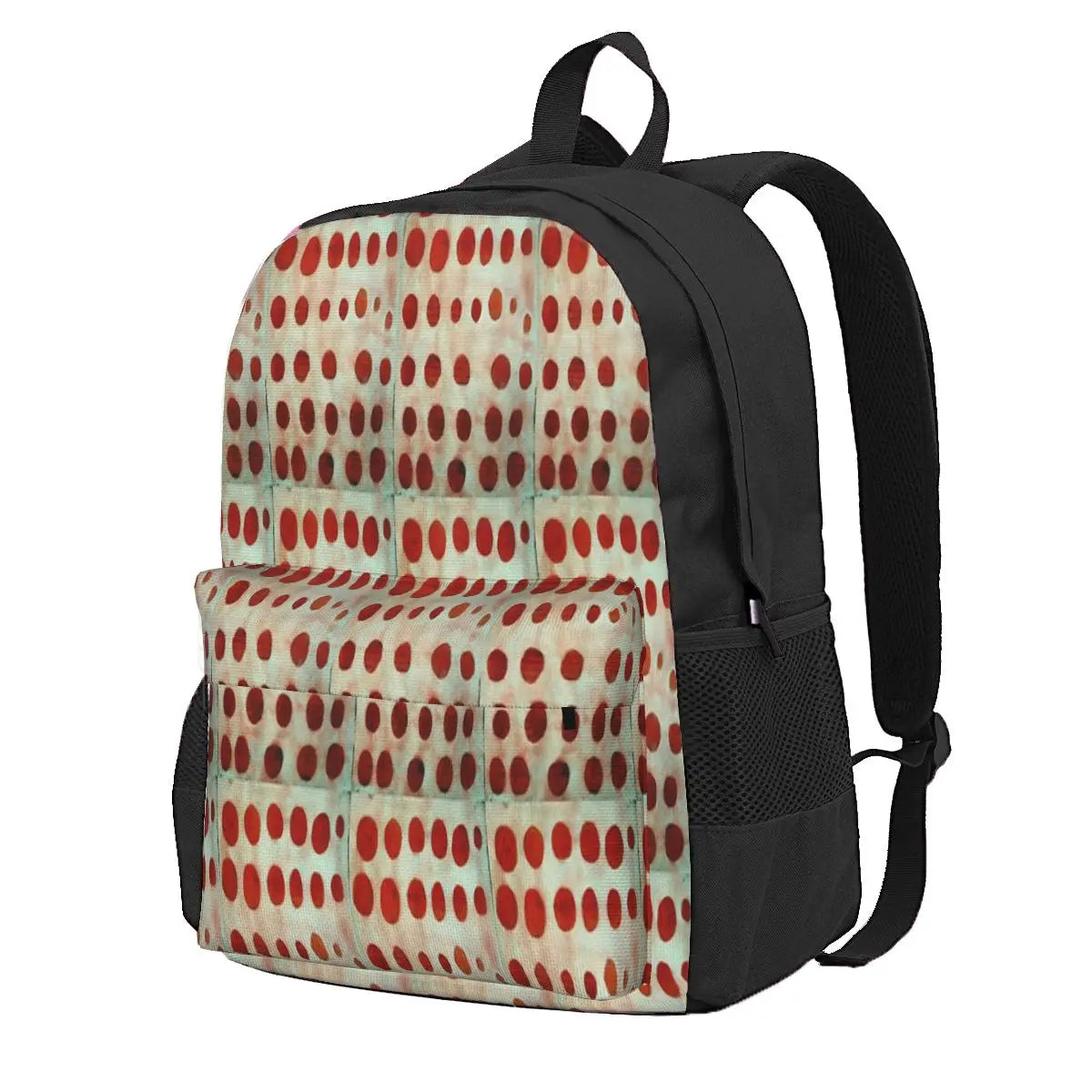 Vintage Red Spots Backpacks for Men and Women