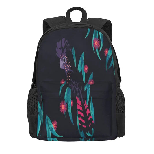 Red-Tailed Cockatoo Print Backpack