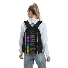 Reiki Chakra Backpacks Men's Women's Back Bag Child