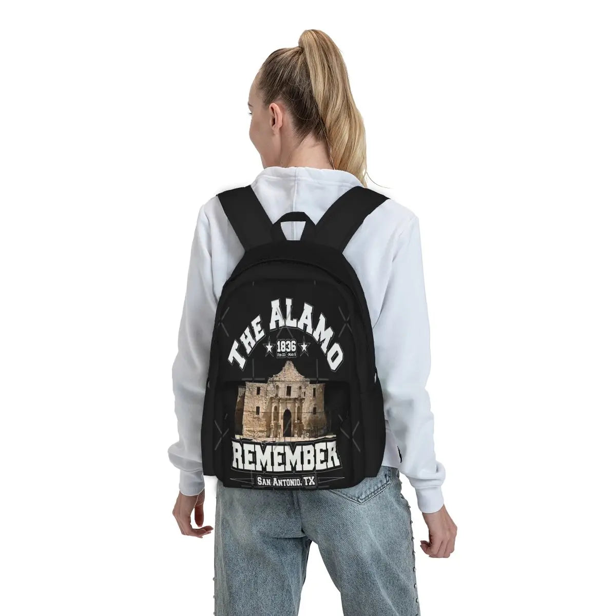 Remember The Alamo San Antonio Texas Backpack