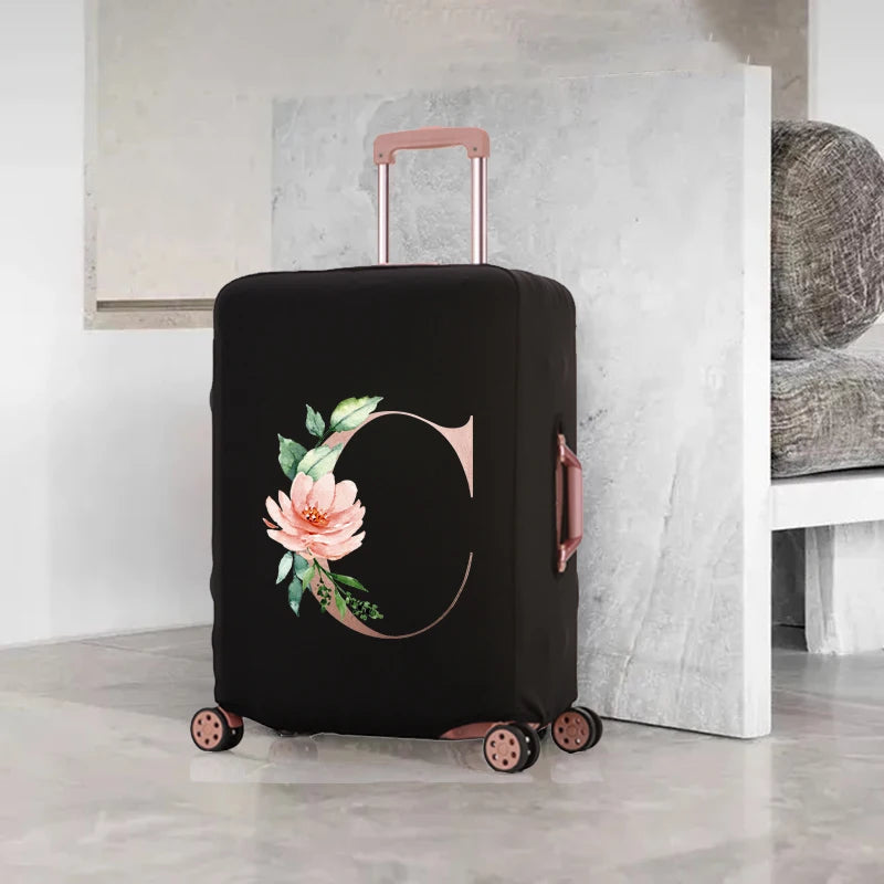 Letter Print Luggage Cover for 18-32 Inch Suitcase