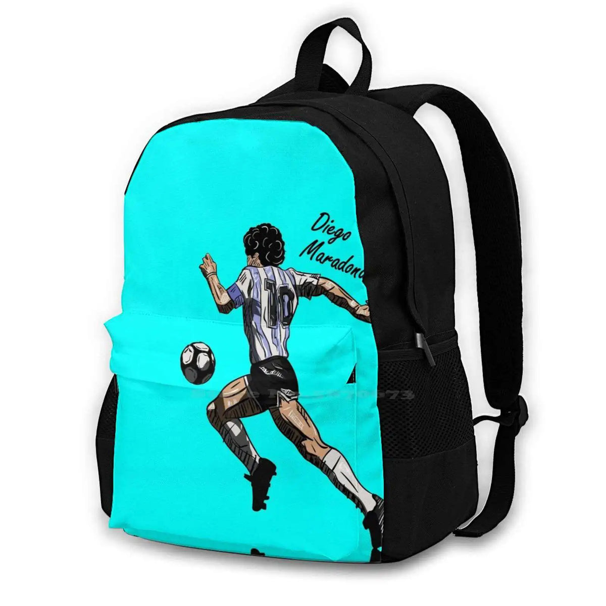Diego Maradona Soccer Football Laptop Bagpack