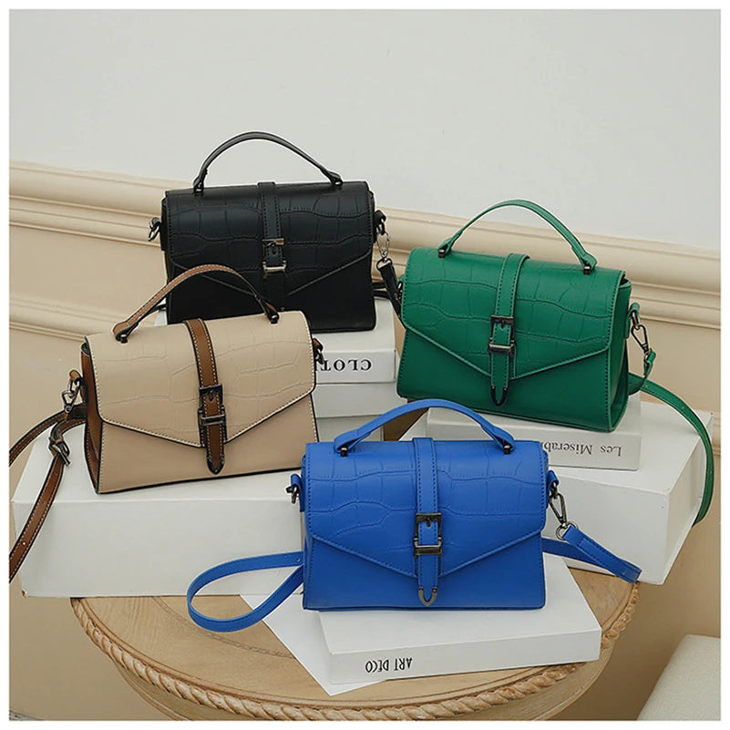 Retro PU Leather Women's Messenger Bag