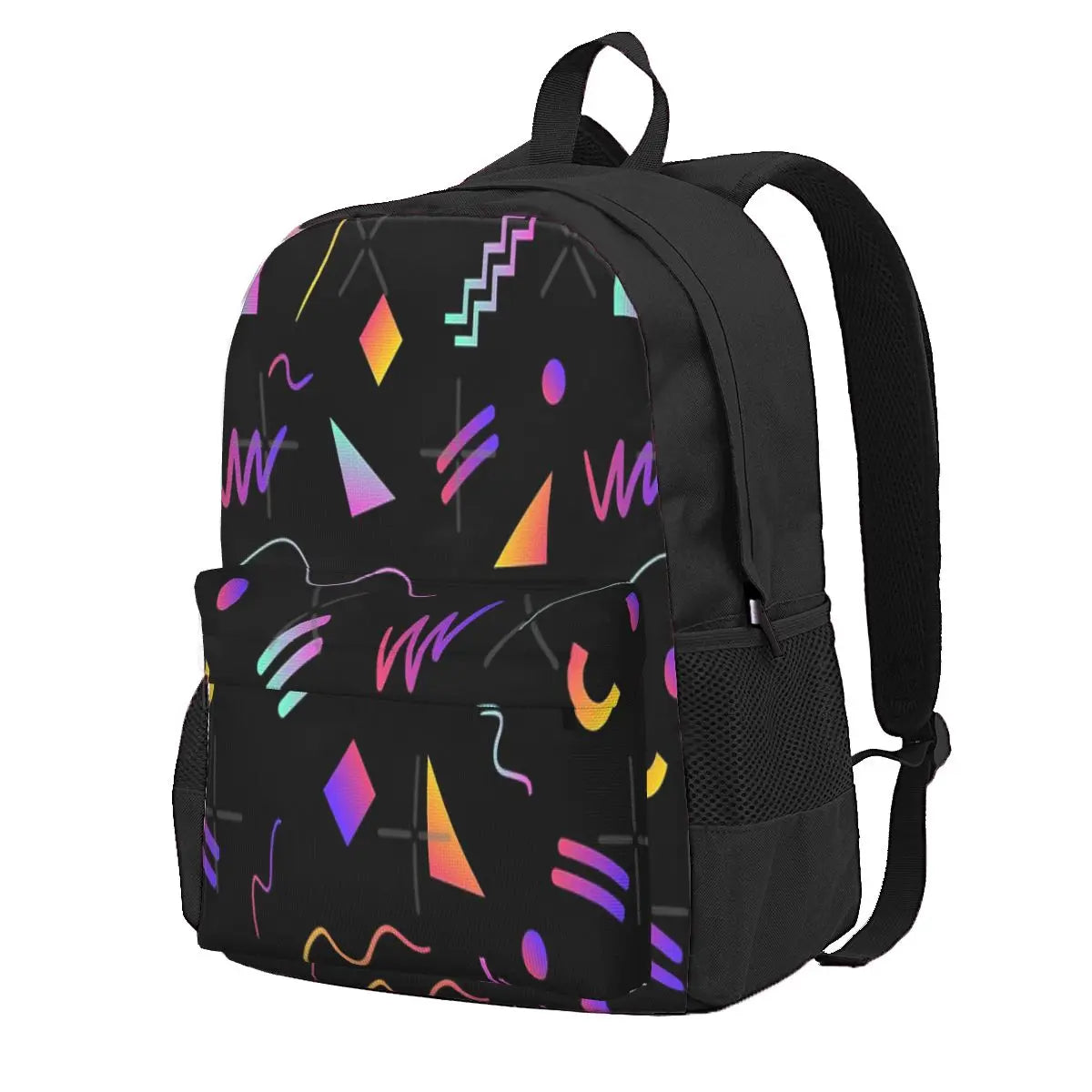 Retro 80S Pattern Backpacks Men's Backpacks Bags For Women