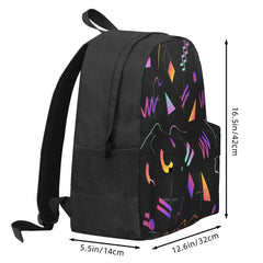 Retro 80S Pattern Backpacks Men's Backpacks Bags For Women