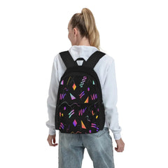 Retro 80S Pattern Backpacks Men's Backpacks Bags For Women